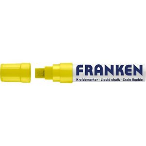 Franken Kreidemarker Jumbo ZKM1504, Keilspitze, Strichstärke 5-15 mm, Tinte auf Wasserbasis, neongelb Franken Kreidemarker Jumbo ZKM1504, Keilspitze, Strichstärke 5-15 mm, Tinte auf Wasserbasis, neongelb
