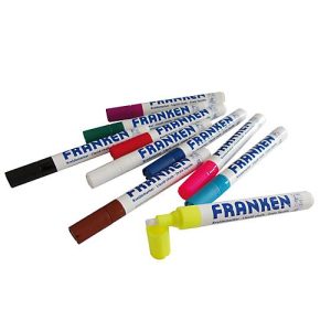Franken Kreidemarker Set ZKM96, 10 Stück, farblich sortiert, Strichstärke 2 – 5 mm Franken Kreidemarker Set ZKM96, 10 Stück, farblich sortiert, Strichstärke 2 – 5 mm