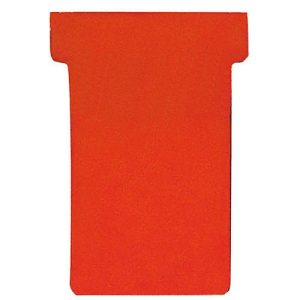Franken T-Karten, für Stecktafel, Größe 1, Kopfbreite 29 mm, Fußbreite 17 mm, Höhe 47 mm, rot Franken T-Karten, für Stecktafel, Größe 1, Kopfbreite 29 mm, Fußbreite 17 mm, Höhe 47 mm, rot