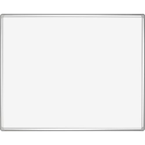Franken Whiteboard PRO, emailliert, Wandmontage im Hoch- & Querformat, Stahl weiß lackiert & Aluminiumrahmen, magnethaftend, Ablageschale, 1200 x 1800 mm