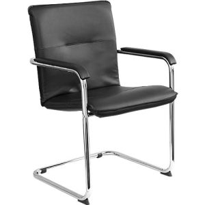 Freischwinger Rumba, Kunstleder, schwarz Freischwinger Rumba, Kunstleder, schwarz