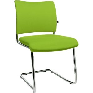 Freischwinger SEAT POINT, Polster, ohne Armlehnen, stapelbar, im 2er-Set, grün Freischwinger SEAT POINT, Polster, ohne Armlehnen, stapelbar, im 2er-Set, grün