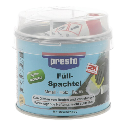 Füllspachtel 250g Dose Spachtelmasse ocker