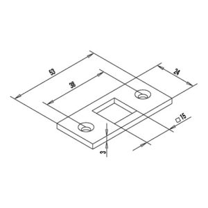 Fuhr Stangenschließteil 261 zu Tor- und Türtreibriegel passend f. St. 13mm STA