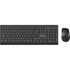 Funk-Tastatur/Maus-Set MediaRange MROS104, Tastatur 105 Tasten, 5-Tasten Maus Funk-Tastatur/Maus-Set MediaRange MROS104, Tastatur 105 Tasten, 5-Tasten Maus