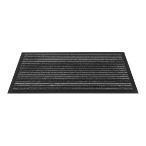 Fußmatte gestreift anthrazit PP L400xB600xS5mm Fußmatte gestreift anthrazit PP L400xB600xS5mm