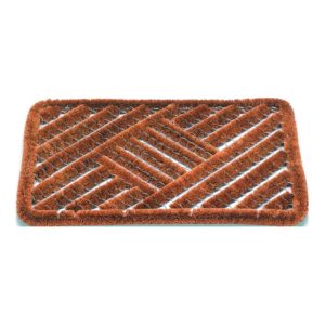 Fußmatte Kokosbürsten natur Kokos/Stahl L390xB590xS30mm Fußmatte Kokosbürsten natur Kokos/Stahl L390xB590xS30mm