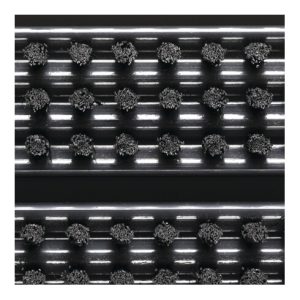Fußmatte schwarz PP L385xB590xS22mm Fußmatte schwarz PP L385xB590xS22mm
