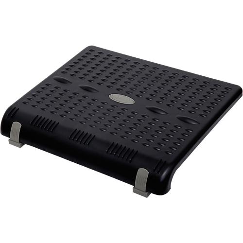 Fußstütze MAUL MAULstandard, höhen- & neigungsverstellbar, rutschhemmend genoppte Stellfläche mit 450 x 353 mm, Gummifüße, Kunststoff, schwarz