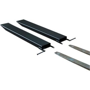Gabelverlängerung für Flurförderzeuge, offene Ausführung, L 1600 x B 125 x 45 mm, schwarz Gabelverlängerung für Flurförderzeuge, offene Ausführung, L 1600 x B 125 x 45 mm, schwarz
