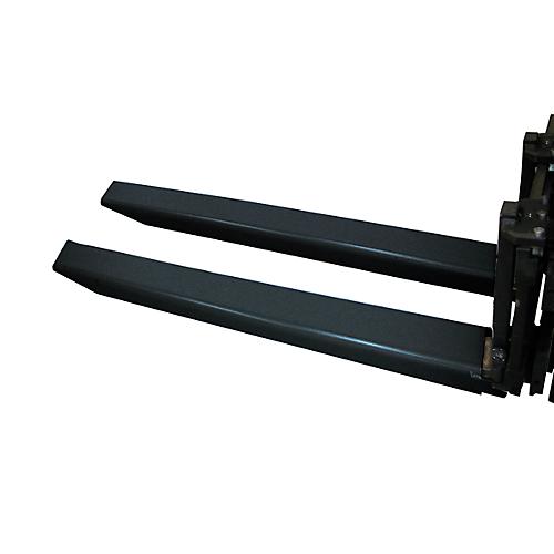 Gabelverlängerung, L 1600 x B 150 x 50 mm, schwarz