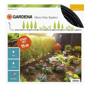 GARDENA Micro-Drip-System Start Set Pflanzreihen S Tropfrohr oberirdisch GARDENA Micro-Drip-System Start Set Pflanzreihen S Tropfrohr oberirdisch