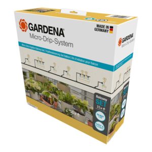 Gardena Micro-Drip-System Tropfbewässerung Set Balkon (15 Pflanzen) Gardena Micro-Drip-System Tropfbewässerung Set Balkon (15 Pflanzen)