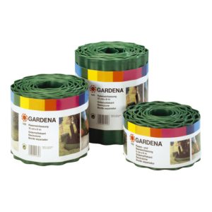 GARDENA Raseneinfassung, grün, Rolle 15 cm hoch, 9 m lang