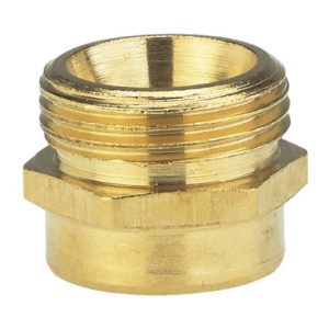 GARDENA Reduzier-Messing-Gewindenippel, 33,3 mm (G 1)-AG / 42 mm (G 1 1/4)-IG GARDENA Reduzier-Messing-Gewindenippel, 33,3 mm (G 1)-AG / 42 mm (G 1 1/4)-IG