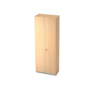 Garderobenschrank, 2 Ablagen, B 800 x T 420 mm, Ahorn-Dekor Garderobenschrank, 2 Ablagen, B 800 x T 420 mm, Ahorn-Dekor