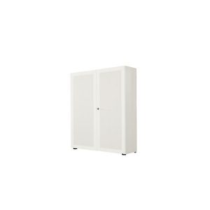 Garderobenschrank, 2-türig, B 100 cm, 5 OH, weiß Garderobenschrank, 2-türig, B 100 cm, 5 OH, weiß