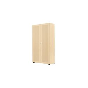 Garderobenschrank, 2-türig, B 80 cm, 6 OH, Ahorn-Dekor Garderobenschrank, 2-türig, B 80 cm, 6 OH, Ahorn-Dekor