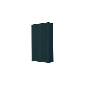 Garderobenschrank, 2-türig, B 80 cm, 6 OH, graphit Garderobenschrank, 2-türig, B 80 cm, 6 OH, graphit