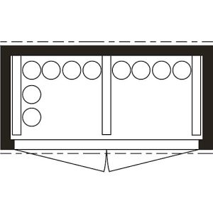 Gasflaschen-Magazin SAFE LIF GM 224, mit Bodenrahmen und verzinkten Gitterrosten Gasflaschen-Magazin SAFE LIF GM 224, mit Bodenrahmen und verzinkten Gitterrosten