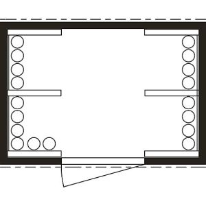 Gasflaschen-Magazin SAFE LIF GM 348, mit Bodenrahmen und verzinkten Gitterrosten Gasflaschen-Magazin SAFE LIF GM 348, mit Bodenrahmen und verzinkten Gitterrosten