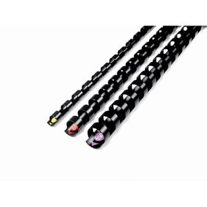GBC® Binderücken, Plastik, Ø 22 mm, 100 Stück, schwarz GBC® Binderücken, Plastik, Ø 22 mm, 100 Stück, schwarz