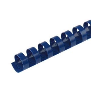 GBC® Binderücken, Plastik, Ø 6 mm, 100 Stück, blau GBC® Binderücken, Plastik, Ø 6 mm, 100 Stück, blau