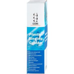 GBC® Binderücken, Plastik, Ø 8 mm, 100 Stück, weiß GBC® Binderücken, Plastik, Ø 8 mm, 100 Stück, weiß