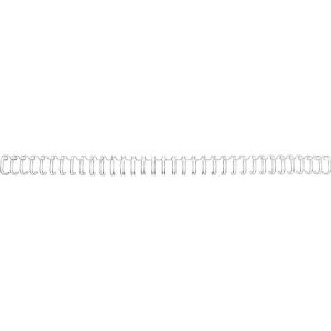 GBC Drahtbinderücken WireBind, A4, 34 Ringe, 8 mm für max. 70 Seiten, 100 Stück, silber GBC Drahtbinderücken WireBind, A4, 34 Ringe, 8 mm für max. 70 Seiten, 100 Stück, silber