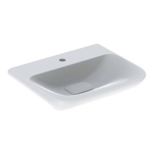 Geberit Waschtisch MYDAY 600 x 480 mm, ohne Überlauf, mit Hahnloch weiß Geberit Waschtisch MYDAY 600 x 480 mm, ohne Überlauf, mit Hahnloch weiß