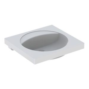 Geberit Waschtisch PRECIOSA 600 x 550 mm, mit Ablagefläche, ohne Hahnloch, ohne Überlauf weiß Geberit Waschtisch PRECIOSA 600 x 550 mm, mit Ablagefläche, ohne Hahnloch, ohne Überlauf weiß