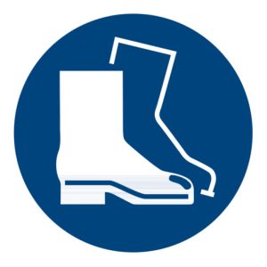 Gebotszeichen Fußschutz benutzen, Typ: 04100 Gebotszeichen Fußschutz benutzen, Typ: 04100