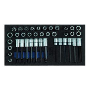 Gedore 1500 CT1-ITX 30 Satz Schraubendrehereinsätze 3/8″ in Check-Tool-Modul