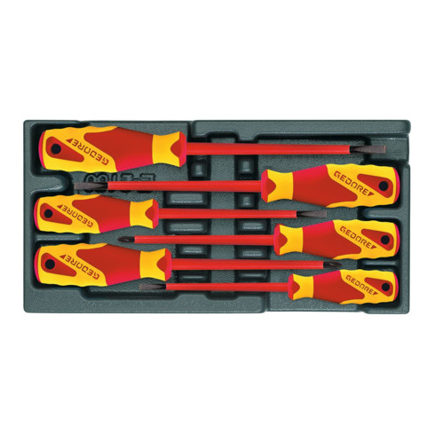 Gedore 1500 ES-VDE 2170 PZ VDE-Schraubendreher-Satz in 1/3 ES-Modul