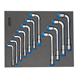 Gedore 2005 CT2-25PK Doppelsteckschlüssel-Satz in Check-Tool-Modul, 11-teilig
