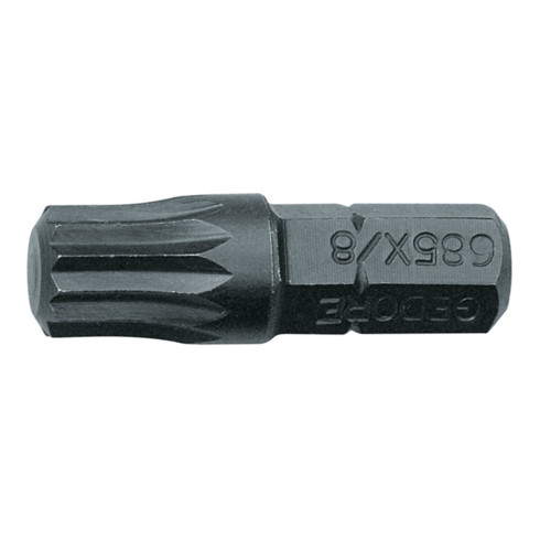 Gedore 685 X 8 S-010 Schraubendreherbit 1/4", Vorteilspack 10-teilig, XZN Vielzahn M8