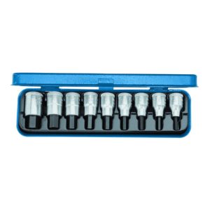 Gedore Bit-Satz, Schraubendreher-Einsatz-Set für Innensechskantschrauben, 9-tlg, Schraubenzieher-Bits, Werkzeug, IN 19 PM Gedore Bit-Satz, Schraubendreher-Einsatz-Set für Innensechskantschrauben, 9-tlg, Schraubenzieher-Bits, Werkzeug, IN 19 PM