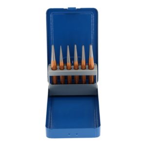 Gedore Durchtreiber-Satz, 6-teilig, Splinttreiber-Set in Metallkassette, gehärtet, angelassen, Stahl, Werkzeug, 8754060 Gedore Durchtreiber-Satz, 6-teilig, Splinttreiber-Set in Metallkassette, gehärtet, angelassen, Stahl, Werkzeug, 8754060