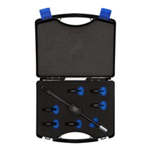 Gedore Gewindeadapter-Satz mit Gleithammer, Set für 1-Loch-Anwendungen, 6 Adapter M10-M4 bis M10-M12, 1.81/K-1 Gedore Gewindeadapter-Satz mit Gleithammer, Set für 1-Loch-Anwendungen, 6 Adapter M10-M4 bis M10-M12, 1.81/K-1