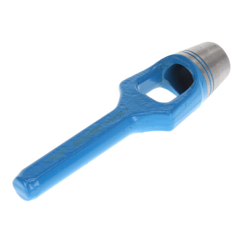 Gedore Henkellocheisen für weiche Materialen, Ø 25 mm, Gummi Leder Dichtungen Stoff, rund, 170 mm lang, Stanzeisen, 570025