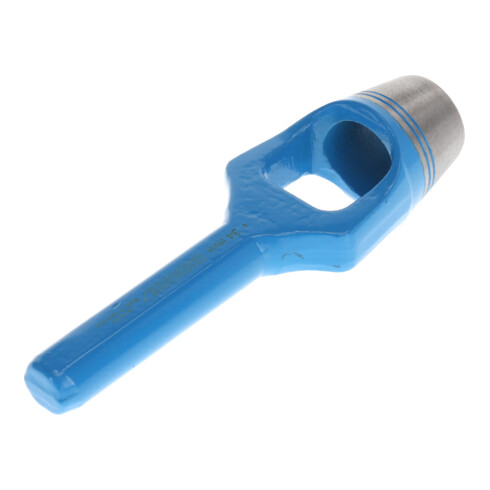 Gedore Henkellocheisen für weiche Materialen, Ø 34 mm, Gummi Leder Dichtungen Stoff, rund, 195 mm lang, Stanzeisen, 570034