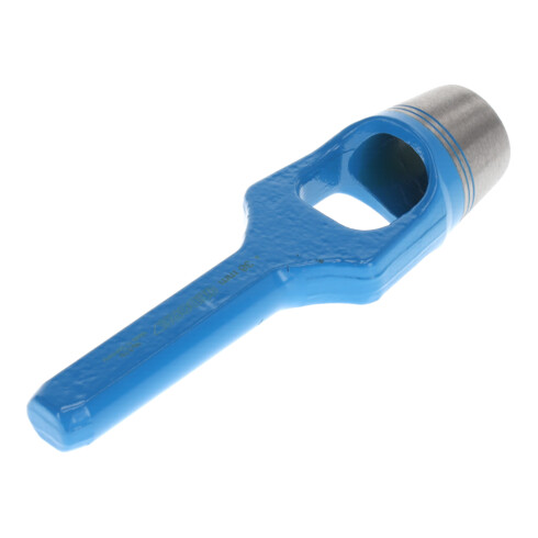 Gedore Henkellocheisen für weiche Materialen, Ø 38 mm, Gummi Leder Dichtungen Stoff, rund, 205 mm lang, Stanzeisen, 570038