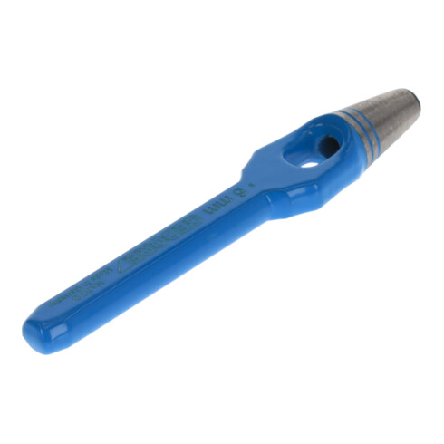 Gedore Henkellocheisen für weiche Materialen, Ø 6 mm, Gummi Leder Dichtungen Stoff, rund, 110 mm lang, Stanzeisen, 570006