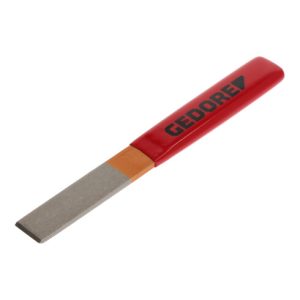 Gedore Meißel, Schlitzmeißel mit Plastikgriff, Spitzwinkel 60°, Schneide 26 mm breit, 240 mm lang, gehärteter Stahl, 104 P Gedore Meißel, Schlitzmeißel mit Plastikgriff, Spitzwinkel 60°, Schneide 26 mm breit, 240 mm lang, gehärteter Stahl, 104 P