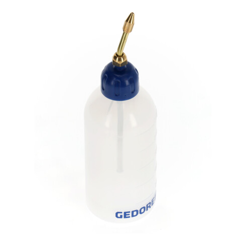 Gedore Ölspritzkanne, Öler aus Kunststoff mit verschiebbarem Messingrohr und Verschluss, Werkstattzubehör, 250 ml, 298-00