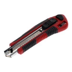 Gedore red Cuttermesser mit 5 Ersatzklingen, 18 mm breit, Abbrechklingen, Metall, einhand, 175 mm lang, R93200018 Gedore red Cuttermesser mit 5 Ersatzklingen, 18 mm breit, Abbrechklingen, Metall, einhand, 175 mm lang, R93200018