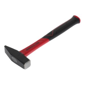 Gedore red Schlosserhammer mit Fiberglasstiel, 800 g Kopfgewicht, Hammer mit Fiberglasgriff, Werkzeug, geschmiedet, R92120032 Gedore red Schlosserhammer mit Fiberglasstiel, 800 g Kopfgewicht, Hammer mit Fiberglasgriff, Werkzeug, geschmiedet, R92120032