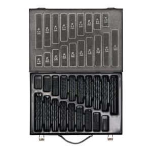 Gedore red Spiralbohrer-Satz, 170-tlg, rollgewalzt, rechtsschneidend, Spitzenwinkel 118°, in Metallbox, HS-Stahl, R93500170 Gedore red Spiralbohrer-Satz, 170-tlg, rollgewalzt, rechtsschneidend, Spitzenwinkel 118°, in Metallbox, HS-Stahl, R93500170