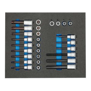 Gedore TS CT2-ITX19 Satz Schraubendrehereinsätze 1/2″ in 2/4 Check-Tool-Modul Gedore TS CT2-ITX19 Satz Schraubendrehereinsätze 1/2″ in 2/4 Check-Tool-Modul