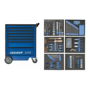 Gedore Werkzeugwagen 2005-TS-190 mit 190-teilig Werkzeugsortiment Gedore Werkzeugwagen 2005-TS-190 mit 190-teilig Werkzeugsortiment